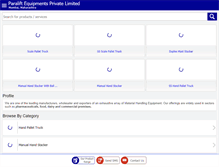 Tablet Screenshot of paramountcastors.com